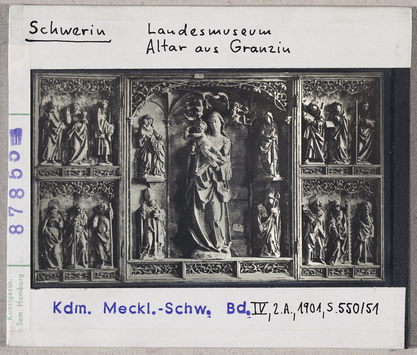 Vorschaubild Schwerin: Landesmuseum, Altar aus Granzin 